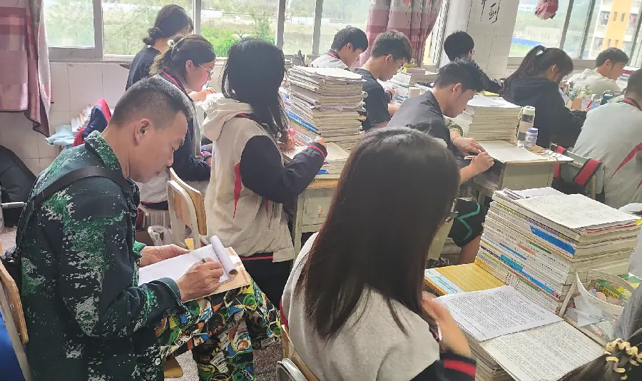 考试当天午休与状态安排示意图